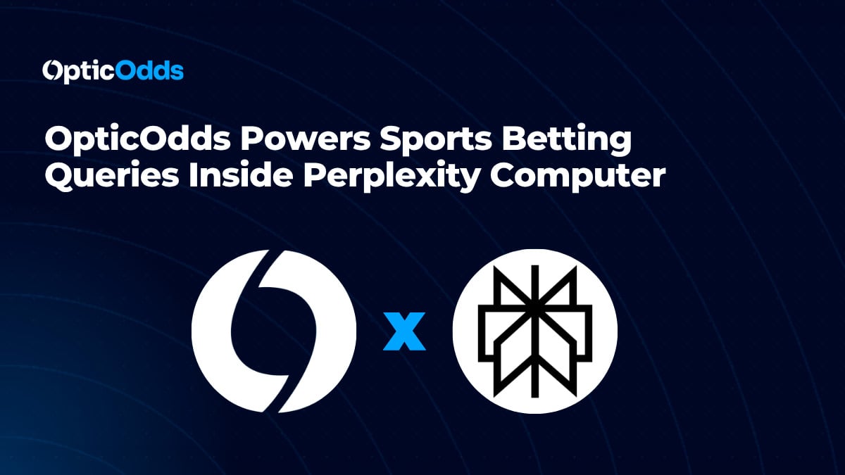 Featured image for OpticOdds powers sports betting queries inside Perplexity Computer, bringing institutional-grade data to consumers