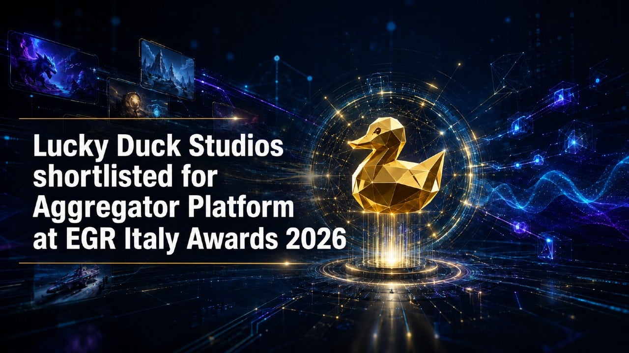 Lucky Duck Studios shortlisted for Aggregator Platform at EGR Italy Awards 2026